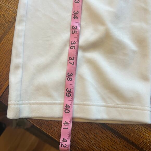 Juicy Couture Bling Cream Velour Sweatsuit Outfit XL Y2K Track Flared - Picture 11 of 16